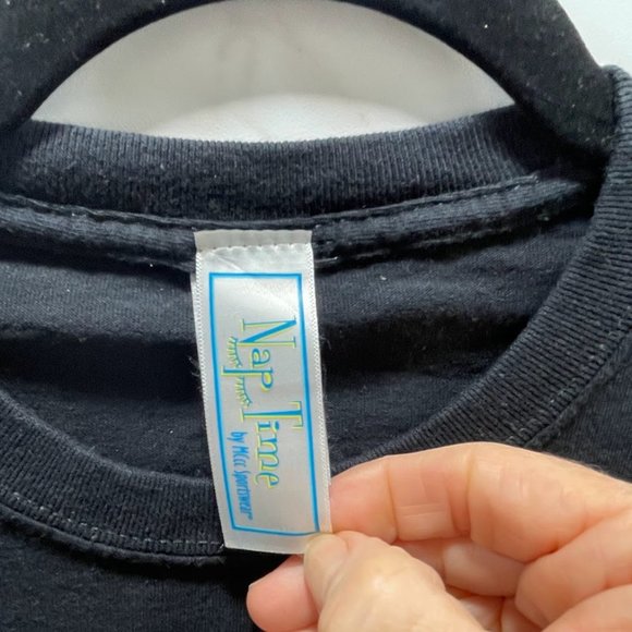 Embroidered T-Shirt "I Don't Give A Sip" Size L - Picture 3 of 4